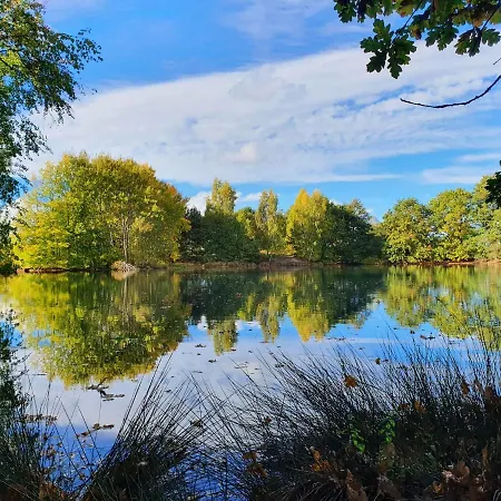 Apartment Am Dillich - Eigener Eingezaeunter Garten - Ruhige Lage - Hunde Willkommen - Vor Der Haustuer *